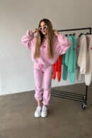 Dres damski BG Kolo | pastelowy róż Dres damski BG Kolo | pastelowy róż