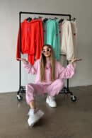 Dres damski BG Kolo | pastelowy róż Dres damski BG Kolo | pastelowy róż