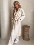 Płaszcz BOSS – ecru