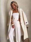 Płaszcz BOSS – ecru