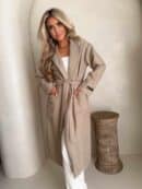 Płaszcz BOSS – beżowy