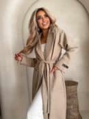 Płaszcz BOSS – beżowy