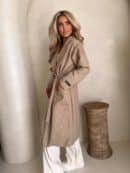 Płaszcz BOSS – beżowy