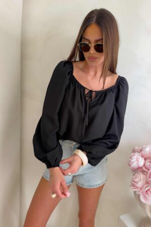 Bluzka LAURA – czarna