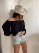 Bluzka LAURA – czarna