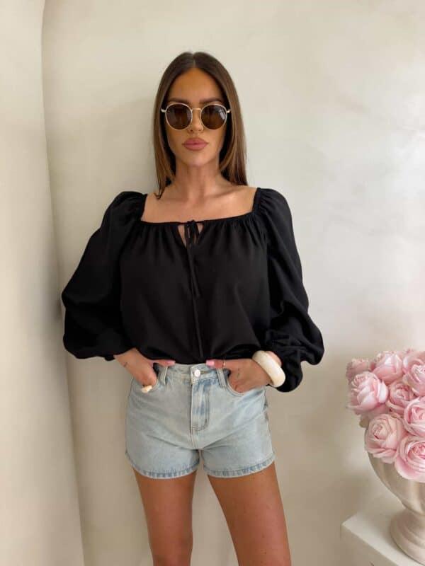 Bluzka LAURA – czarna