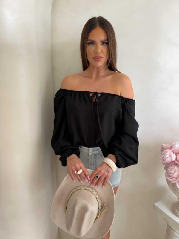 Bluzka LAURA – czarna