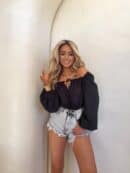 Bluzka LAURA – czarna