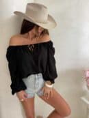 Bluzka LAURA – czarna