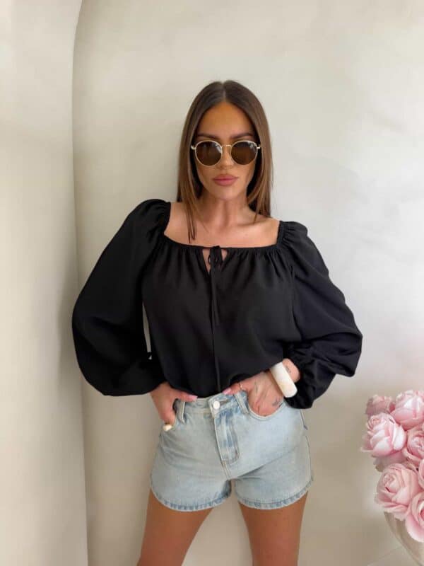 Bluzka LAURA – czarna