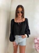 Bluzka LAURA – czarna