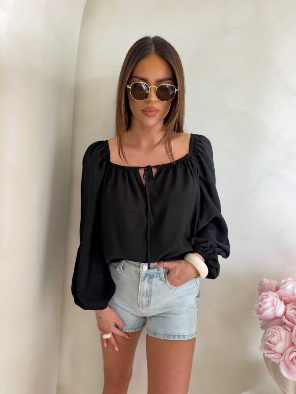 Bluzka LAURA – czarna