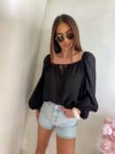 Bluzka LAURA – czarna