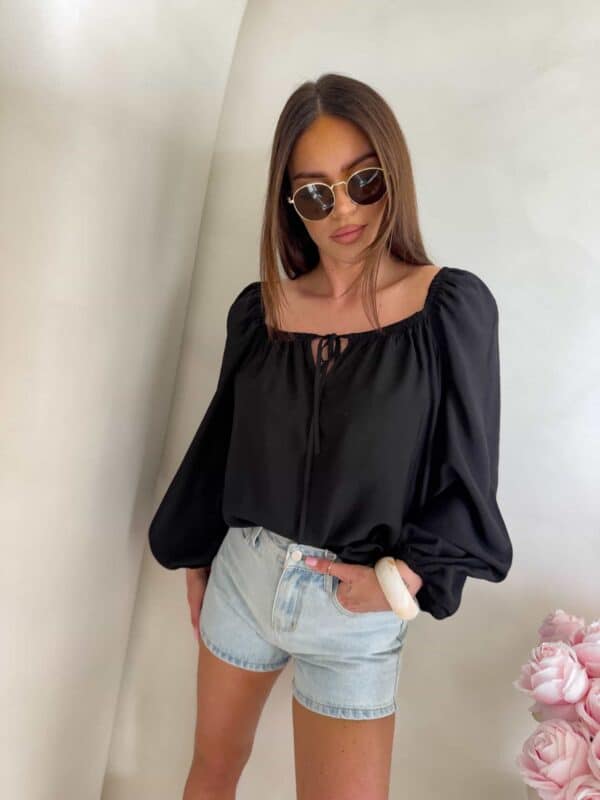 Bluzka LAURA – czarna