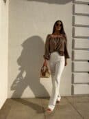 Bluzka LAURA – brązowa