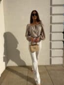 Bluzka LAURA – beżowa