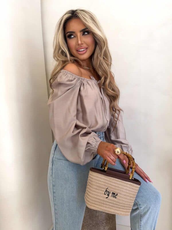 Bluzka LAURA – beżowa