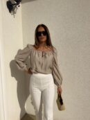 Bluzka LAURA – beżowa