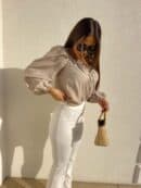 Bluzka LAURA – beżowa