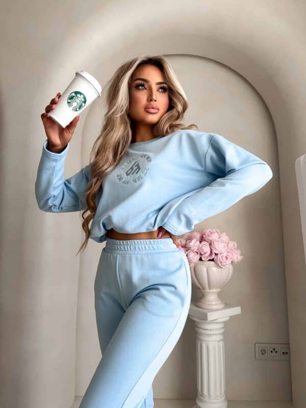 Komplet LOUIS - błękitny