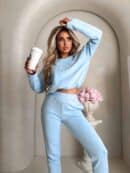 Komplet LOUIS - błękitny