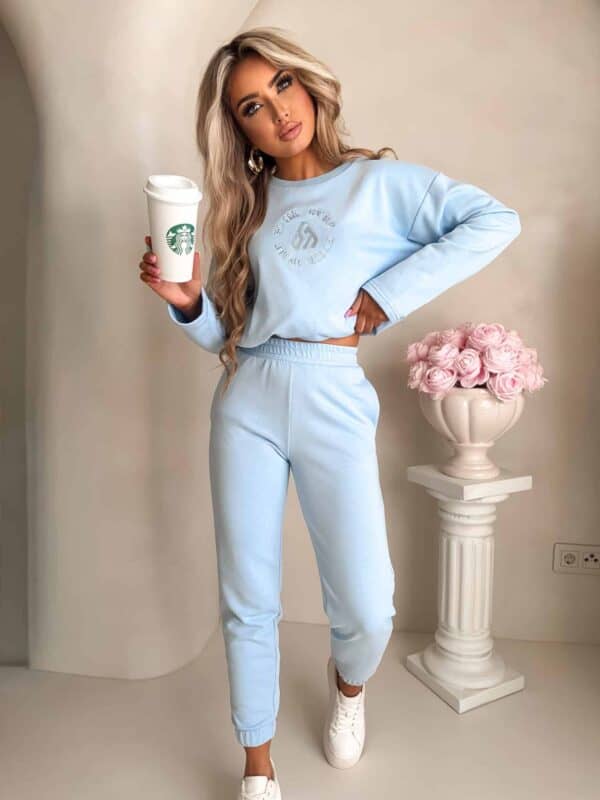 Komplet LOUIS - błękitny