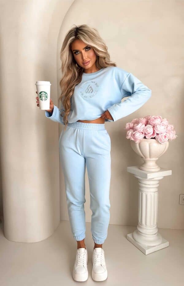 Komplet LOUIS - błękitny