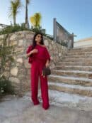 Komplet LUXE – czerwony