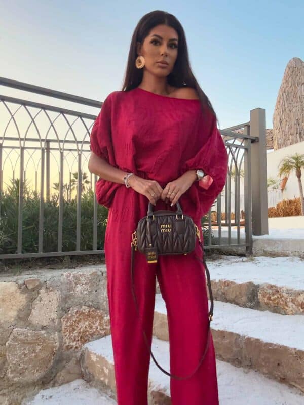 Komplet LUXE – czerwony