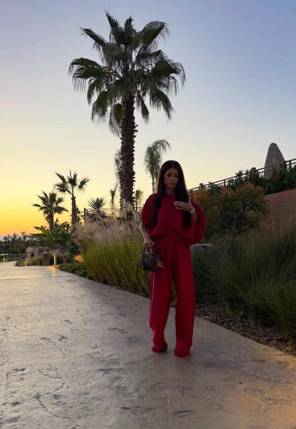 Komplet LUXE – czerwony