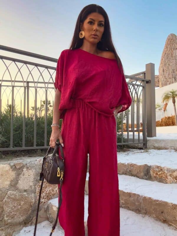 Komplet LUXE – czerwony