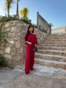 Komplet LUXE – czerwony