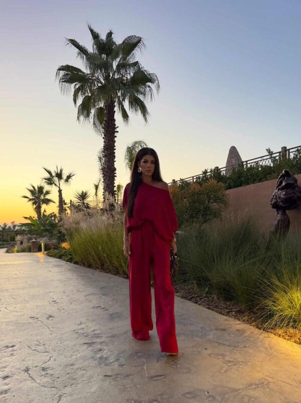 Komplet LUXE – czerwony