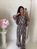 Komplet LUXE print ornament – kawowy Komplet LUXE print ornament – kawowy