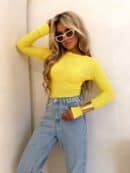 Bluzka SKIN WAFELEK – żółty Bluzka SKIN WAFELEK – żółty