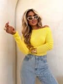 Bluzka SKIN WAFELEK – żółty Bluzka SKIN WAFELEK – żółty