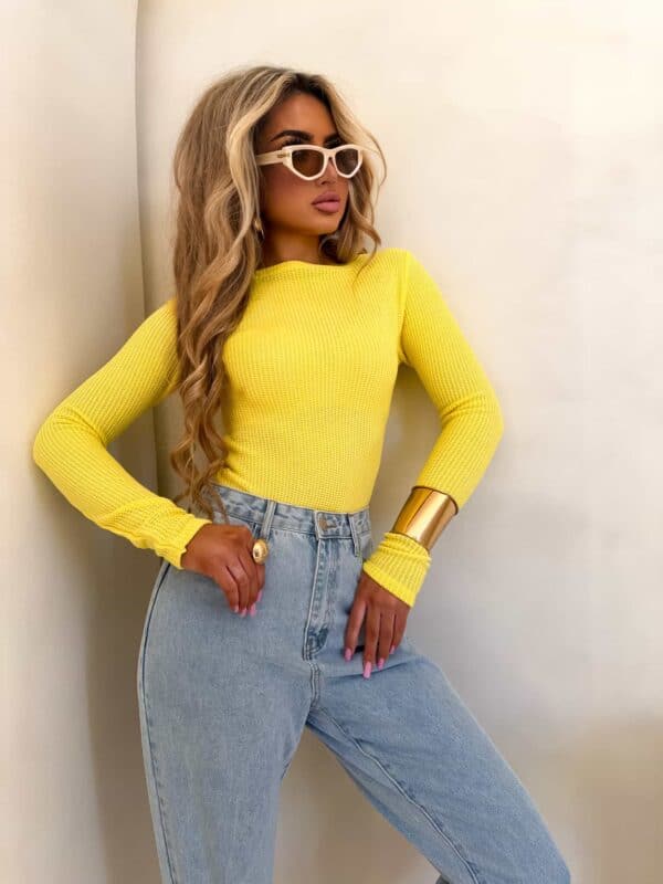 Bluzka SKIN WAFELEK – żółty Bluzka SKIN WAFELEK – żółty