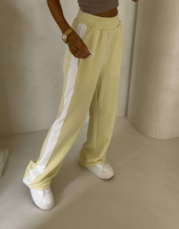 Spodnie LAMPAS - bananowe