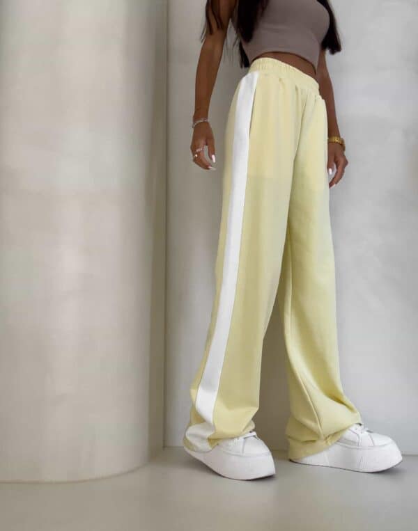 Spodnie LAMPAS - bananowe