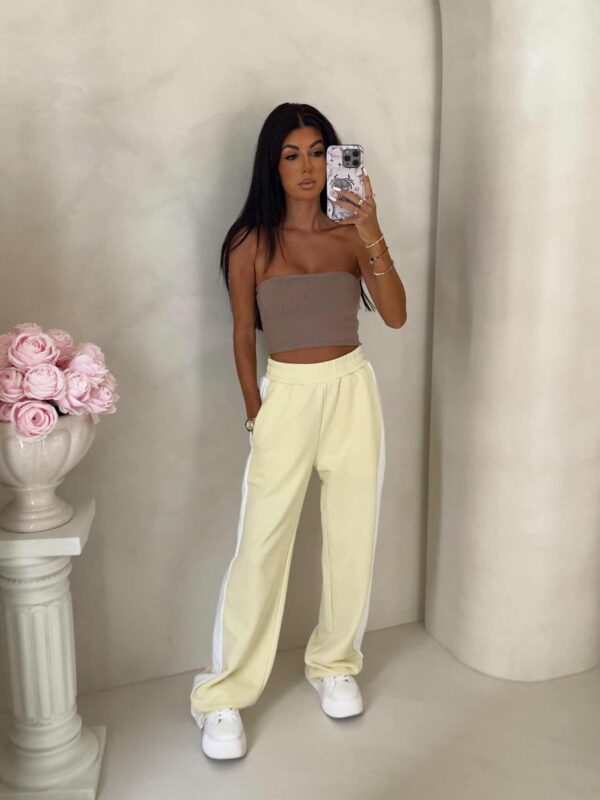 Spodnie LAMPAS - bananowe