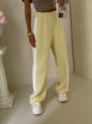 Spodnie LAMPAS - bananowe