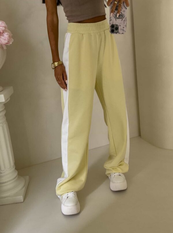 Spodnie LAMPAS - bananowe