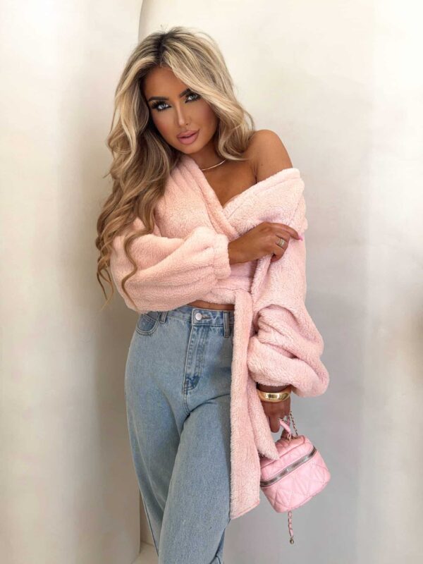 Bluzka KAIRA TEDDY – różowy