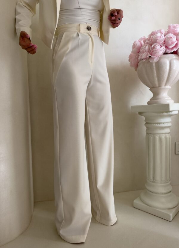 Spodnie CATI - ecru