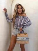 Bluzka MATTE – błękitna