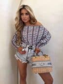 Bluzka MATTE – błękitna