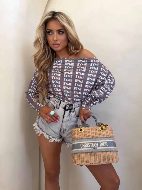 Bluzka MATTE – błękitna