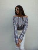 Bluzka MATTE – błękitna