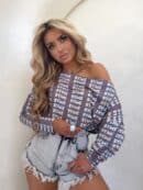 Bluzka MATTE – błękitna