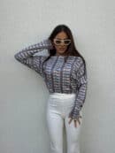 Bluzka MATTE – błękitna